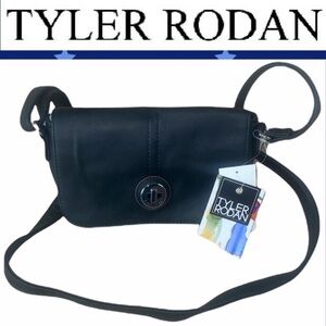 TYLER RODAN Bloomfield Mini Flap Black crossbody purse satchel bag NWT